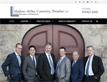 Tablet Screenshot of matlowmiller.com